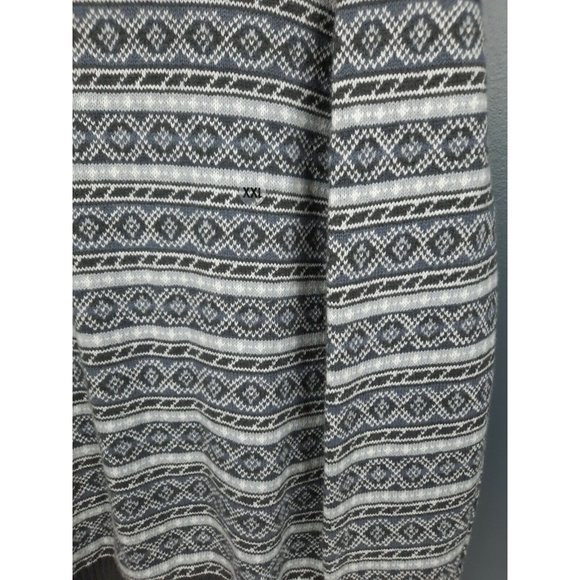 NWT Crown & Ivy Mens Fair Isle Crew Pullover Sweater XXL Gray - Picture 3 of 10